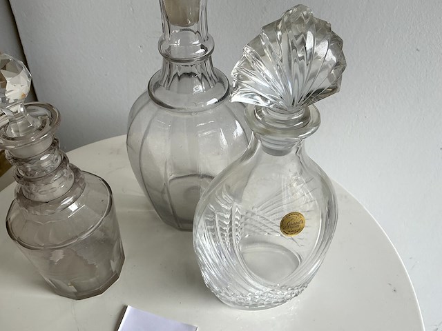Vintage karaffen - afbeelding 2 van  2