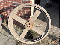 Vintage karrewiel - afbeelding 1 van  3