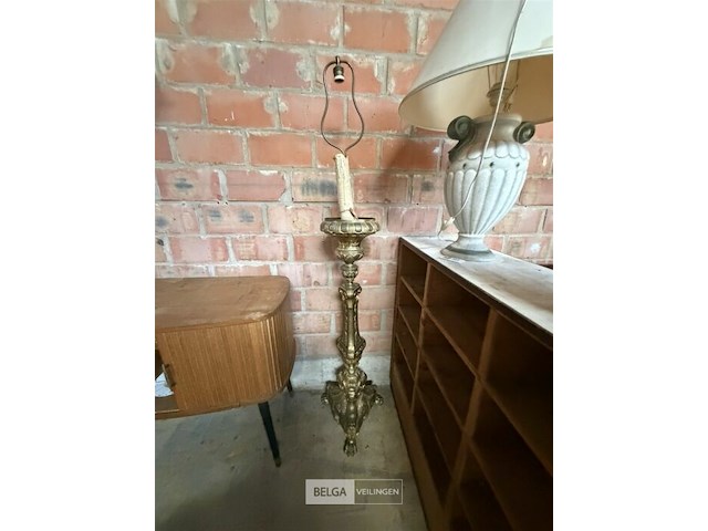 Vintage kerkkandelaar - afbeelding 2 van  5
