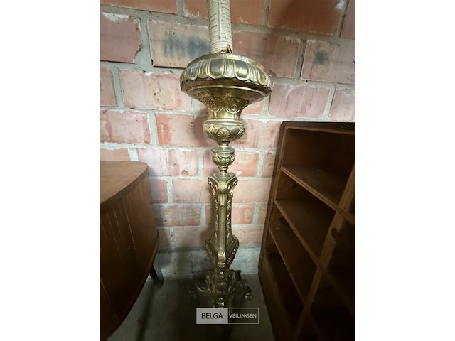 Vintage kerkkandelaar - afbeelding 4 van  5