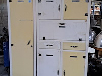 Vintage keukenkast (2 delen) - afbeelding 1 van  2