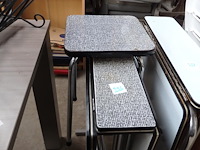 Vintage keukentafel + stoelen - afbeelding 1 van  1