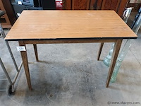 Vintage keukentafel - afbeelding 1 van  3