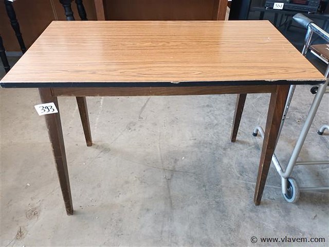 Vintage keukentafel - afbeelding 1 van  3