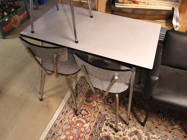 Vintage keukentafel - afbeelding 5 van  6
