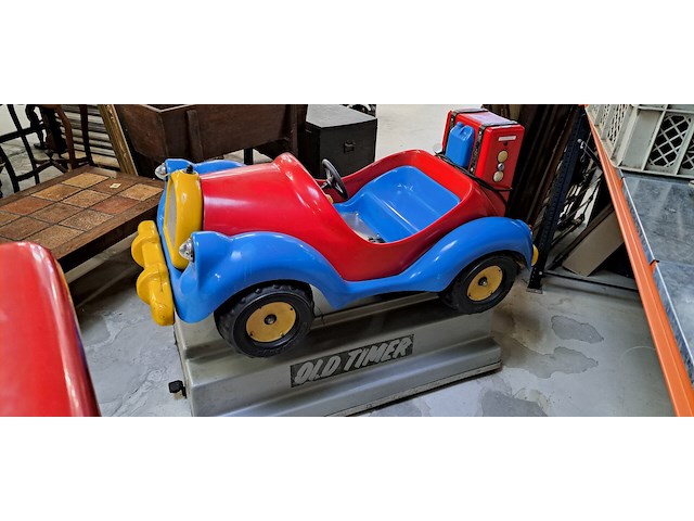 Vintage kiddy-ride op basis van een morgan - afbeelding 2 van  2