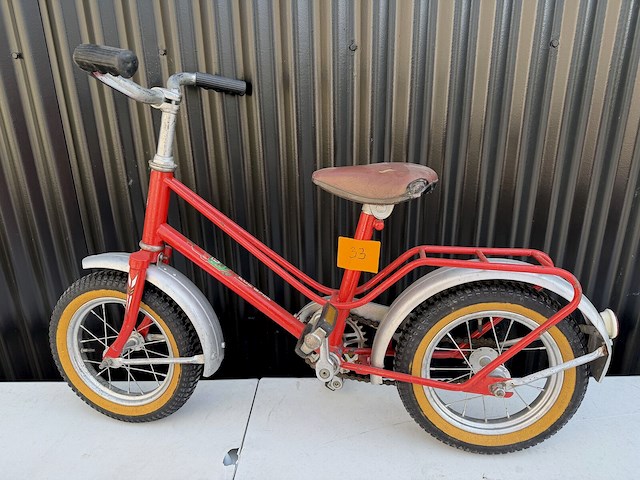 Vintage kinderfiets - afbeelding 1 van  2