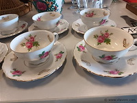 Vintage koffieservies bavaria. 15 stuks - afbeelding 2 van  5