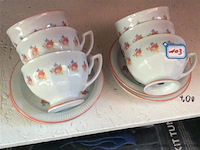 Vintage koffietassen - afbeelding 1 van  2