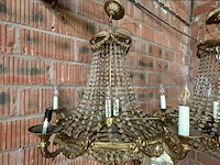 Vintage kristallen luster - afbeelding 1 van  1