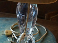 Vintage kristallen tafellamp - afbeelding 2 van  3