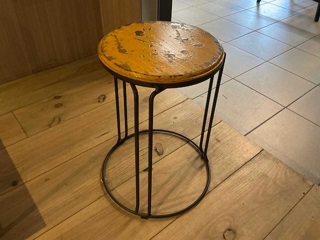 Vintage kruk (6x) - afbeelding 1 van  3