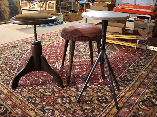 Vintage krukjes (x3) - afbeelding 1 van  3