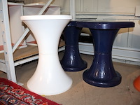 Vintage kunststof krukje (x3) - afbeelding 3 van  3