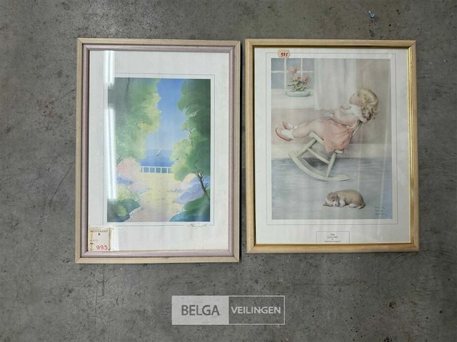 Vintage kunstwerk - afbeelding 1 van  1