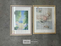 Vintage kunstwerk - afbeelding 1 van  1