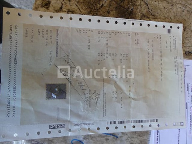 Vintage lantz bulldog tractor d2416 (vin: 554633) - afbeelding 7 van  22