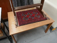 Vintage lessenaar + salontafel - afbeelding 3 van  4