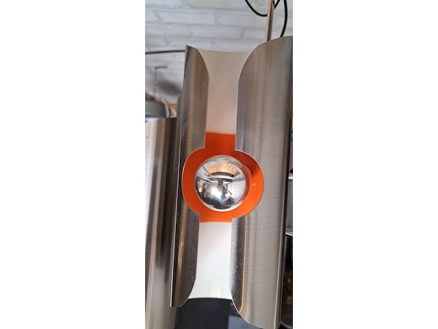 Vintage luchter werkend 60's fuga look - afbeelding 2 van  2