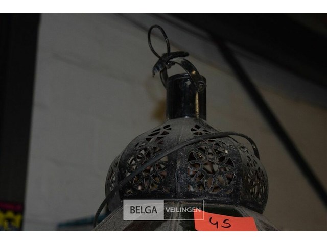 Vintage marokkaanse muurlamp - afbeelding 2 van  4