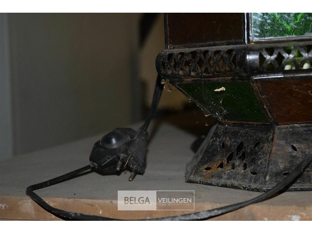 Vintage marokkaanse muurlamp - afbeelding 4 van  4