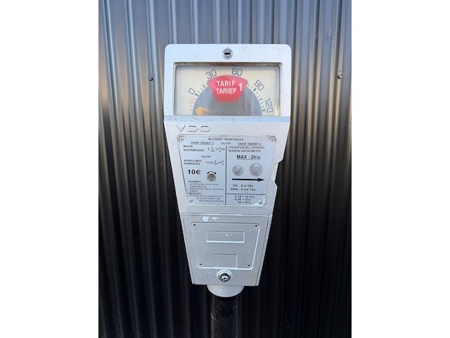 Vintage mechanische vdo-parkeermeter - afbeelding 2 van  3