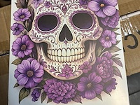 Vintage metalen bord -replica 20x30cm - afbeelding 1 van  1