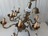 Vintage metalen luster - afbeelding 1 van  5