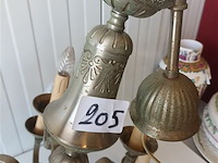 Vintage metalen luster - afbeelding 4 van  5