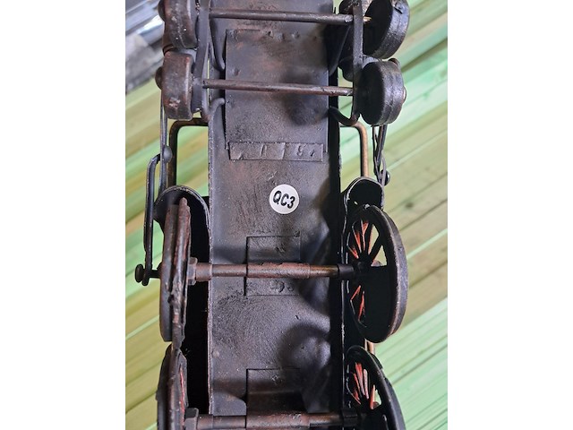 Vintage metalen trein - afbeelding 4 van  4
