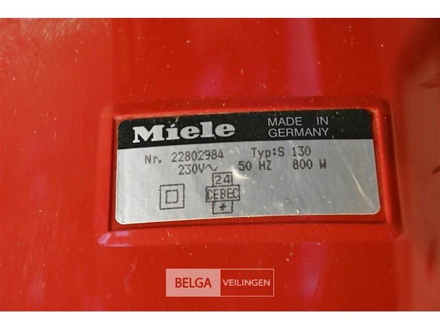 Vintage miele stofzuiger - afbeelding 6 van  6