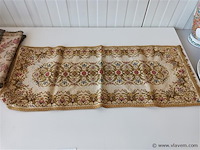 Vintage onderleggers in stof. 4 stuks - afbeelding 2 van  5