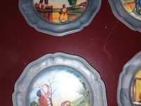 Vintage onderzetters ambacht. 4 stuks - afbeelding 3 van  4