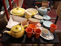 Vintage pastelservies - afbeelding 1 van  6