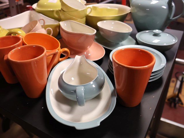 Vintage pastelservies - afbeelding 4 van  6