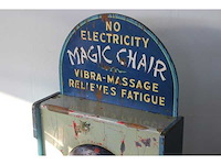 Vintage penny arcade massagestoel - afbeelding 1 van  7