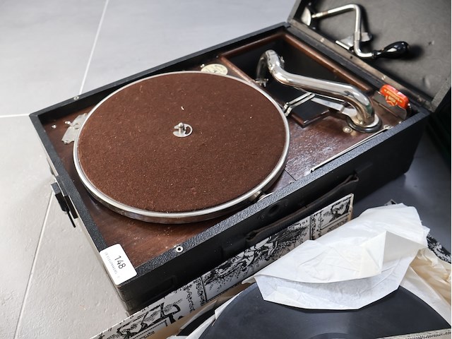 Vintage platenspeler his master's voice - afbeelding 3 van  7