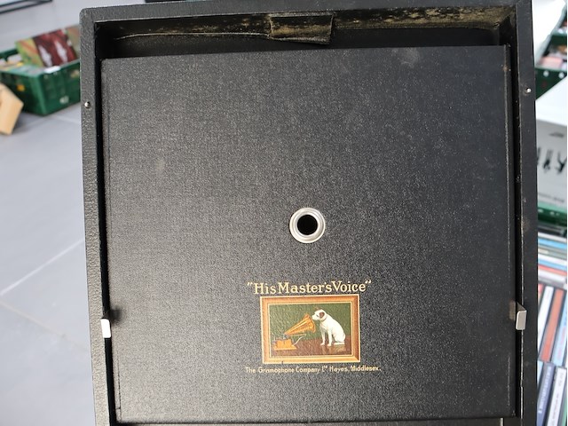 Vintage platenspeler his master's voice - afbeelding 5 van  7