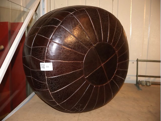 Vintage poef - afbeelding 1 van  3