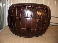 Vintage poef - afbeelding 2 van  3