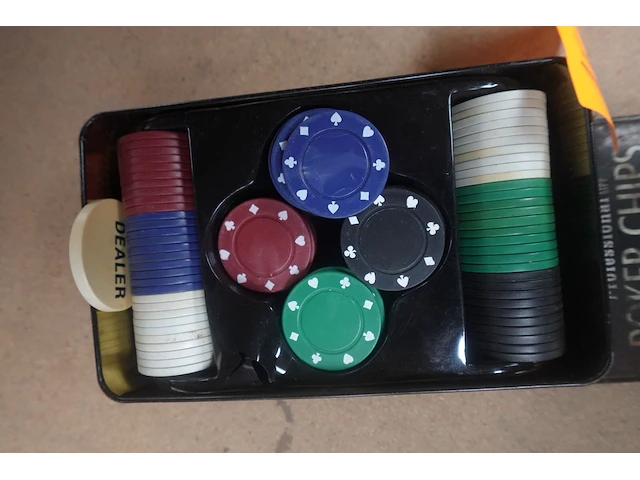 Vintage poker chips - afbeelding 2 van  3