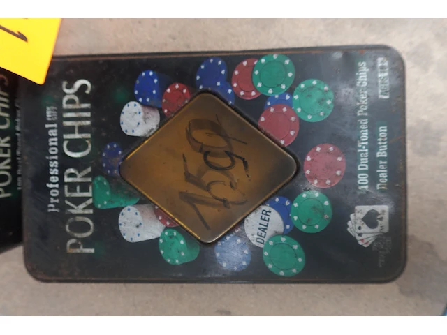Vintage poker chips - afbeelding 3 van  3