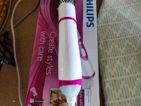 Vintage reiskledingstomer dress boy in originele doos met reisstrijkplank, haardroger braun swing 1400, warme luchtborstel philips essential care airstyler, stijltang carmen, warme luchtborstel babyliss pro, - afbeelding 4 van  9