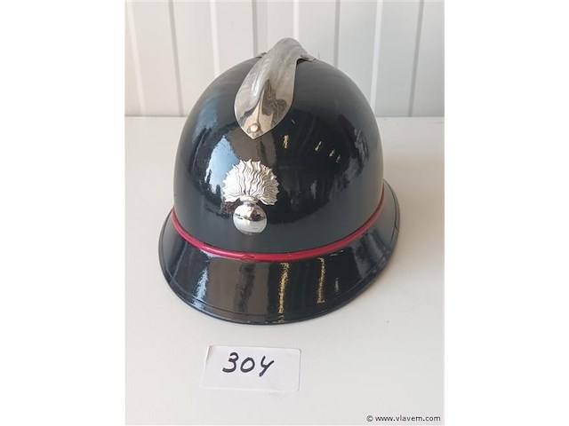 Vintage rijkswacht helm - afbeelding 1 van  4