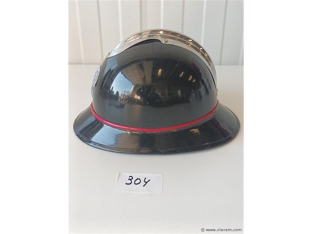 Vintage rijkswacht helm - afbeelding 2 van  4