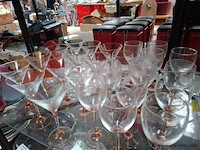 Vintage roséglazen - afbeelding 2 van  2