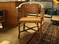 Vintage rotanstoel - afbeelding 1 van  6