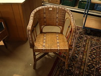 Vintage rotanstoel - afbeelding 2 van  6