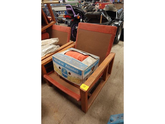 Vintage salonset - afbeelding 2 van  4