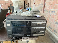 Vintage sanyo gxt200 stereoketen - afbeelding 1 van  6